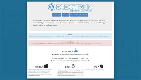 electrum ltc portemonnee